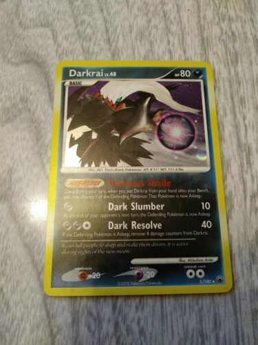 Pokemon Card - Majestic Dawn 3/100 - DARKRAI Lv.48 (reverse holo) - - Image 1