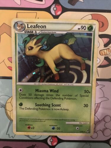 Pokemon TCG - HGSS Call of Legends Leafeon Holo 13/95 Rare Near Mint Condition - Image 2