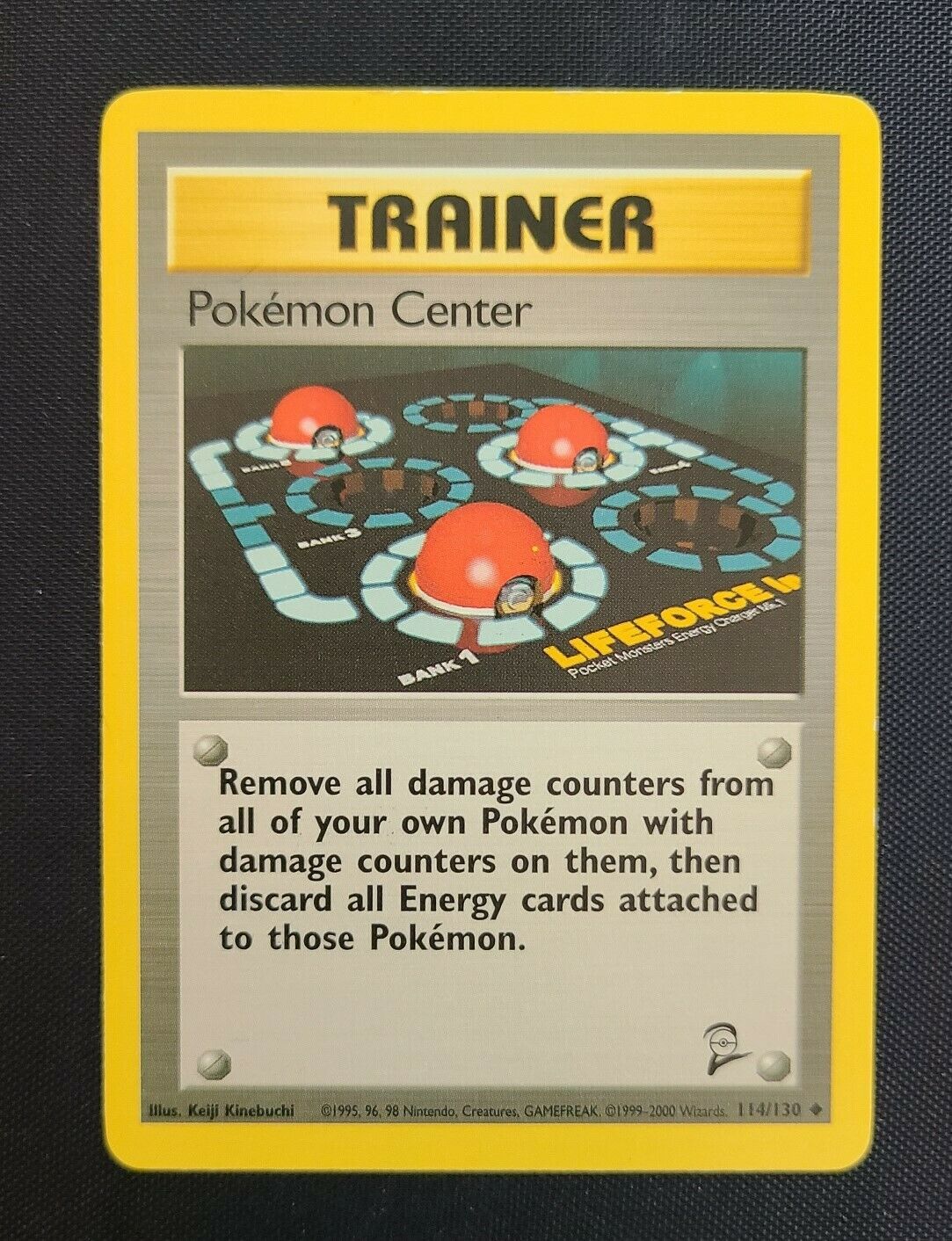 Pokémon POKEMON CENTER Trainer 114/130 Base Set 2 - Lightly Played + Bonus - Image 4
