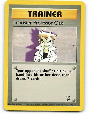 102/130 | Imposter Professor Oak | Base Set 2 | Pokemon Card | NM - Mint - Image 1