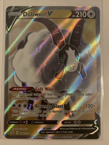 Dubwool V 188/192 Ultra Rare Holo Mint Condition Rebel Clash - Image 1