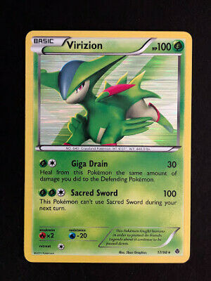 Virizion 17/98 Holo Emerging Powers NM Pokemon Card - Image 1