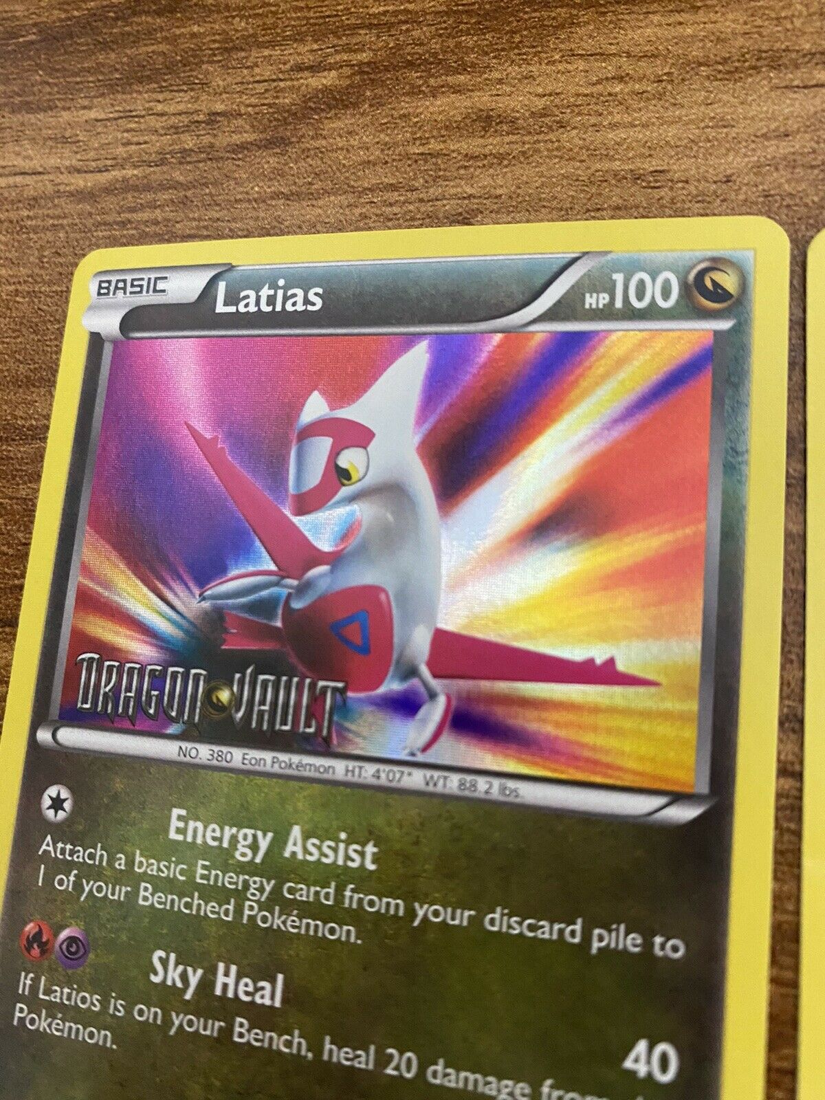 Latias 9/20 + Latios 10/20 / Dragon Vault Holo Stamped Promo Pokemon Cards / NM - Image 4