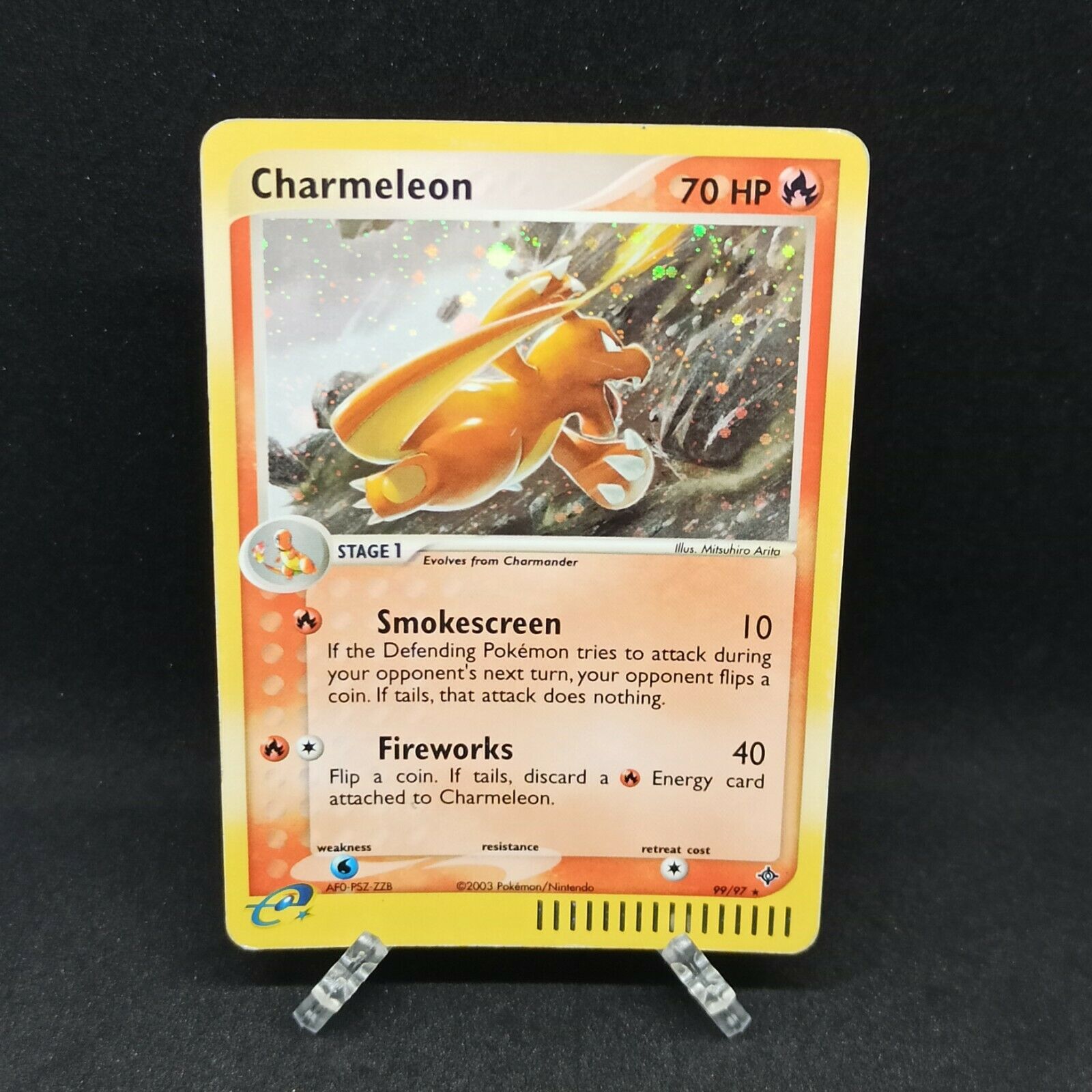 Charmeleon EX Dragon Set Secret Rare Holo 99/97 2003 Pokemon Card - Image 1