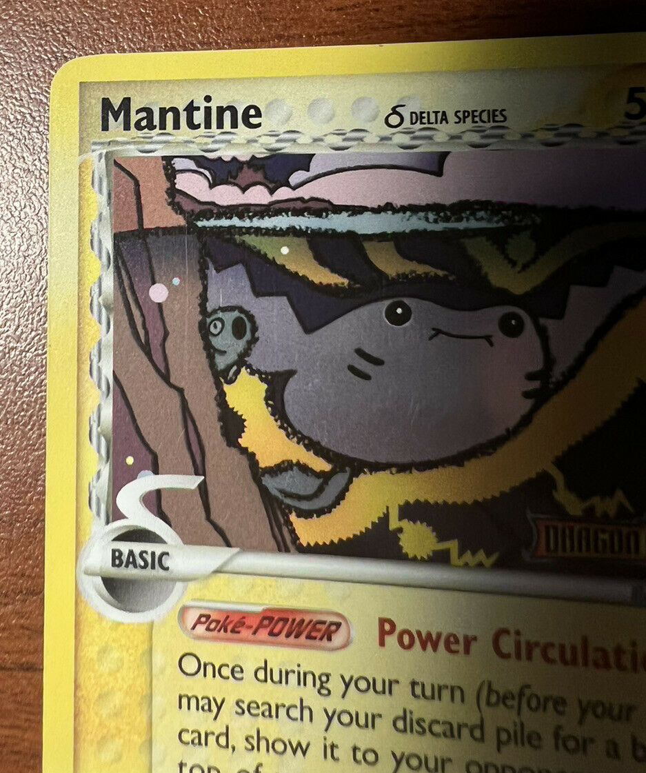 Mantine 20/101 EX Dragon Frontiers Reverse Holo Rare Pokemon Card LP - Image 6