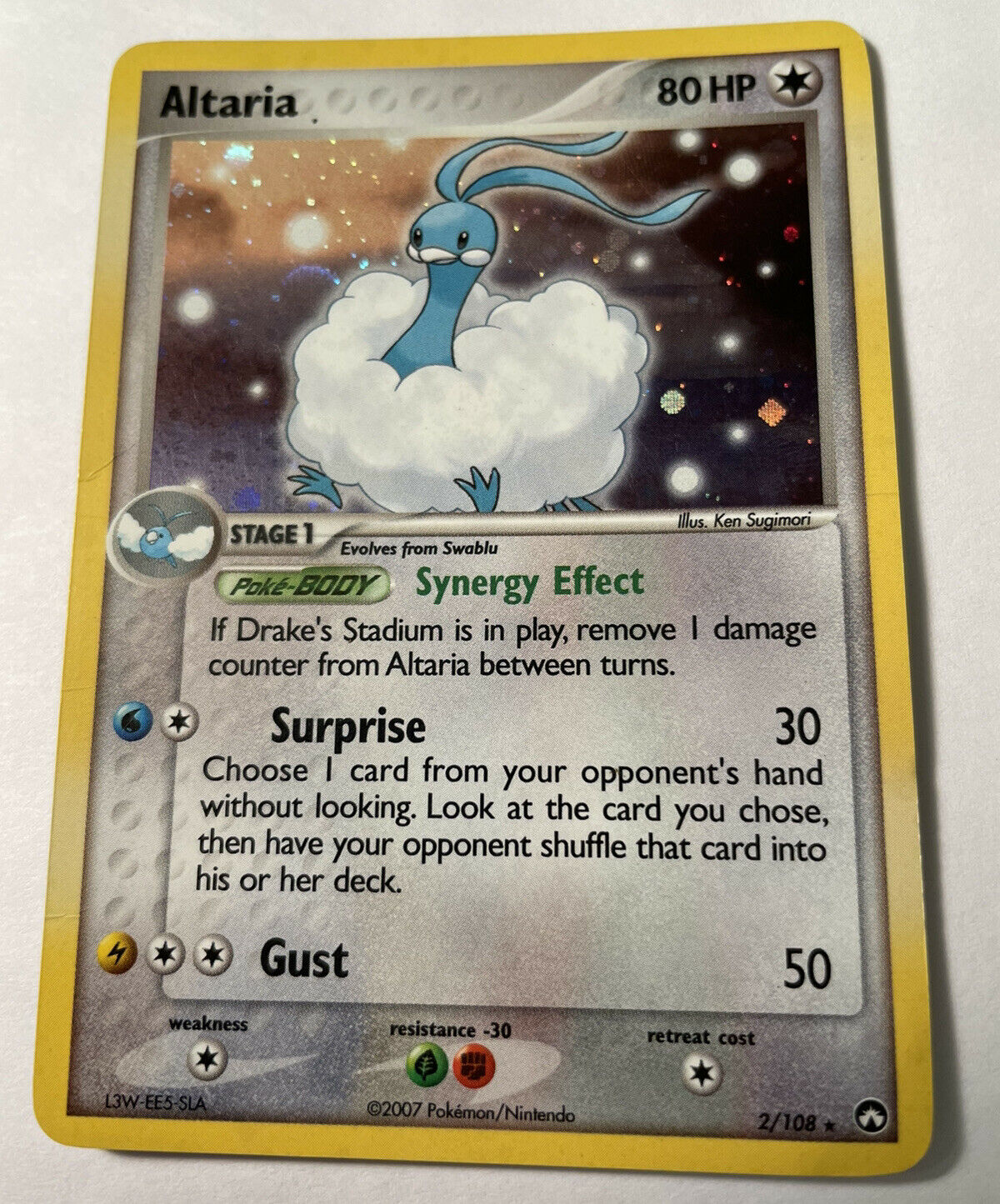 Pokemon TCG - EX Power Keepers Altaria Holographic Card - 2/108 - Image 1