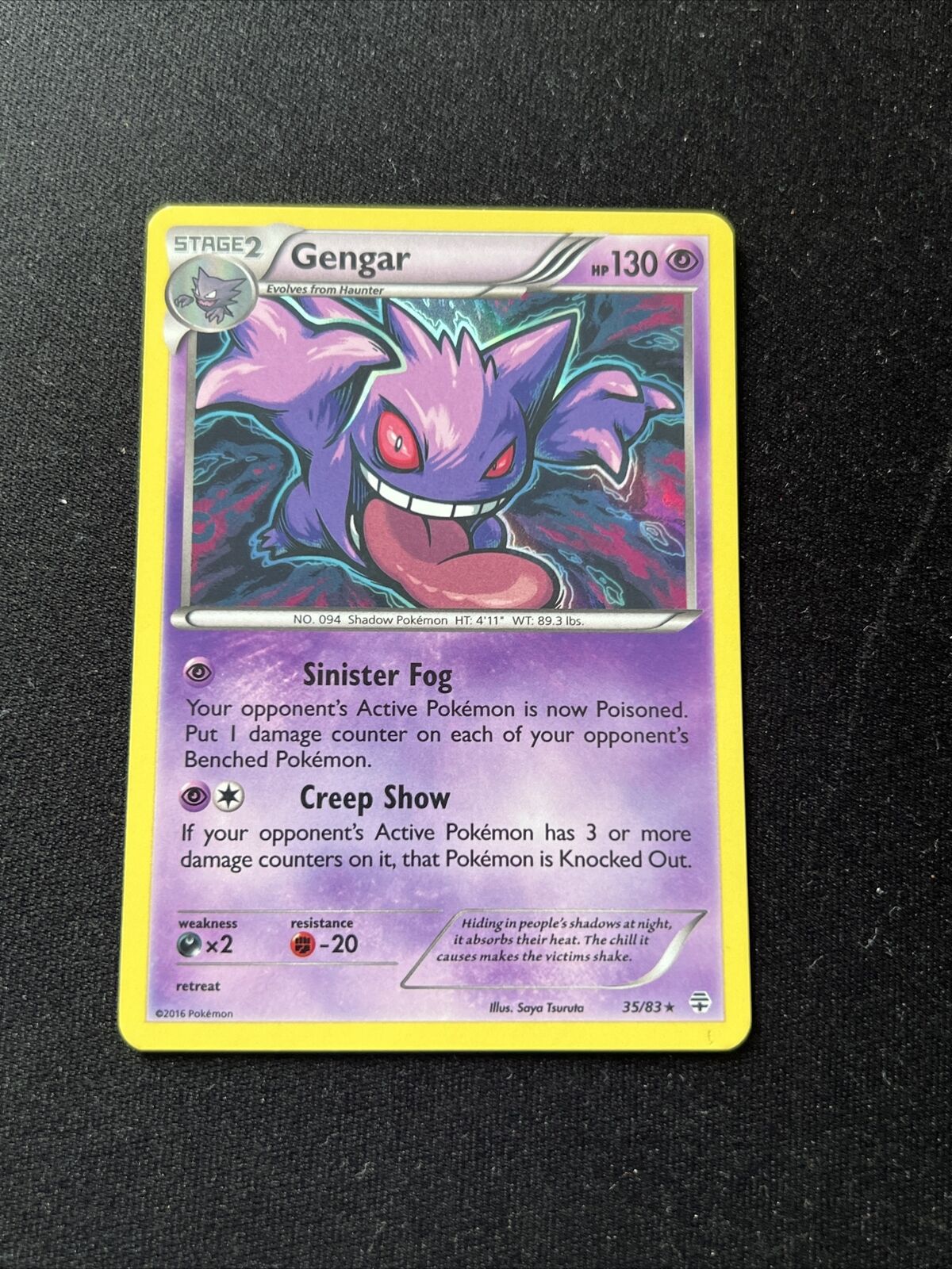 35/83 | Gengar HOLO | Generations | Pokemon Card - Image 4