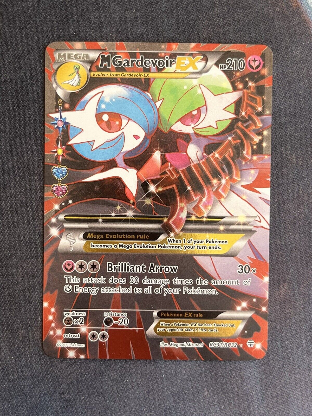 Pokémon TCG Mega-Gardevoir-EX Generations RC31 Holo Full Art Ultra