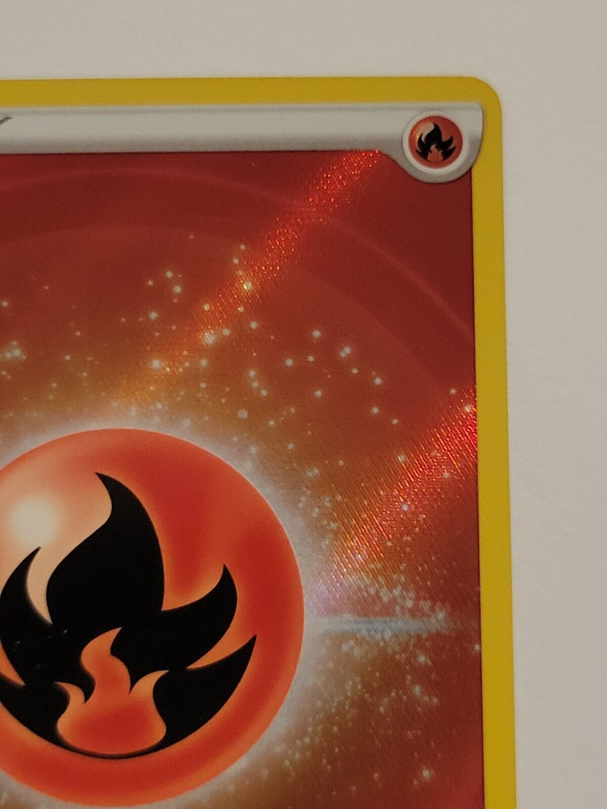 Fire Energy 153/159 Textured Holo Rare Pokemon TCG Crown Zenith NM - Image 2